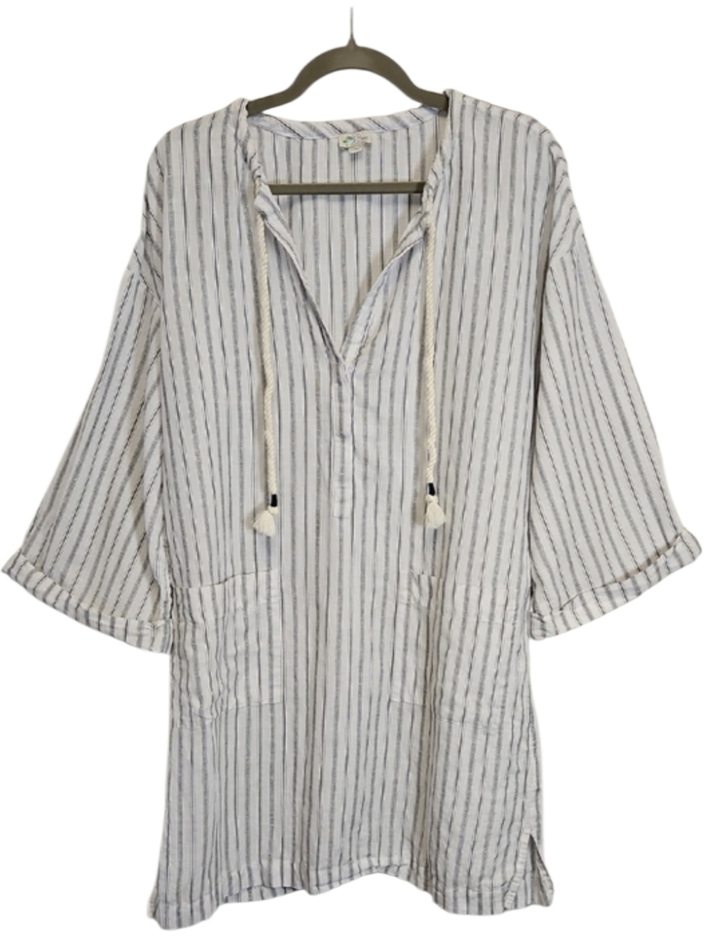J. Crew Beachwear Striped  Cover up, size M
